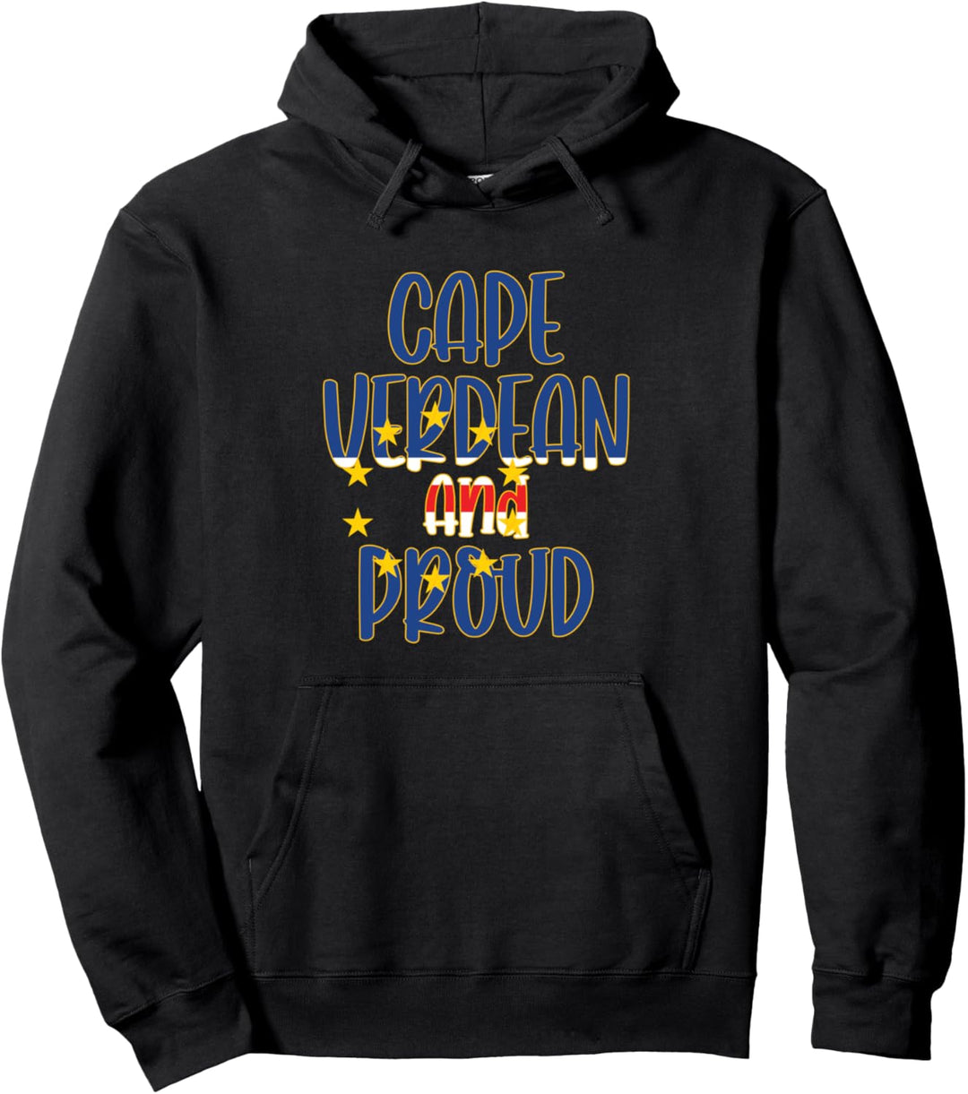 Kapverdisch und Stolz - Kapverdischer Flaggenstolz Pullover Hoodie
