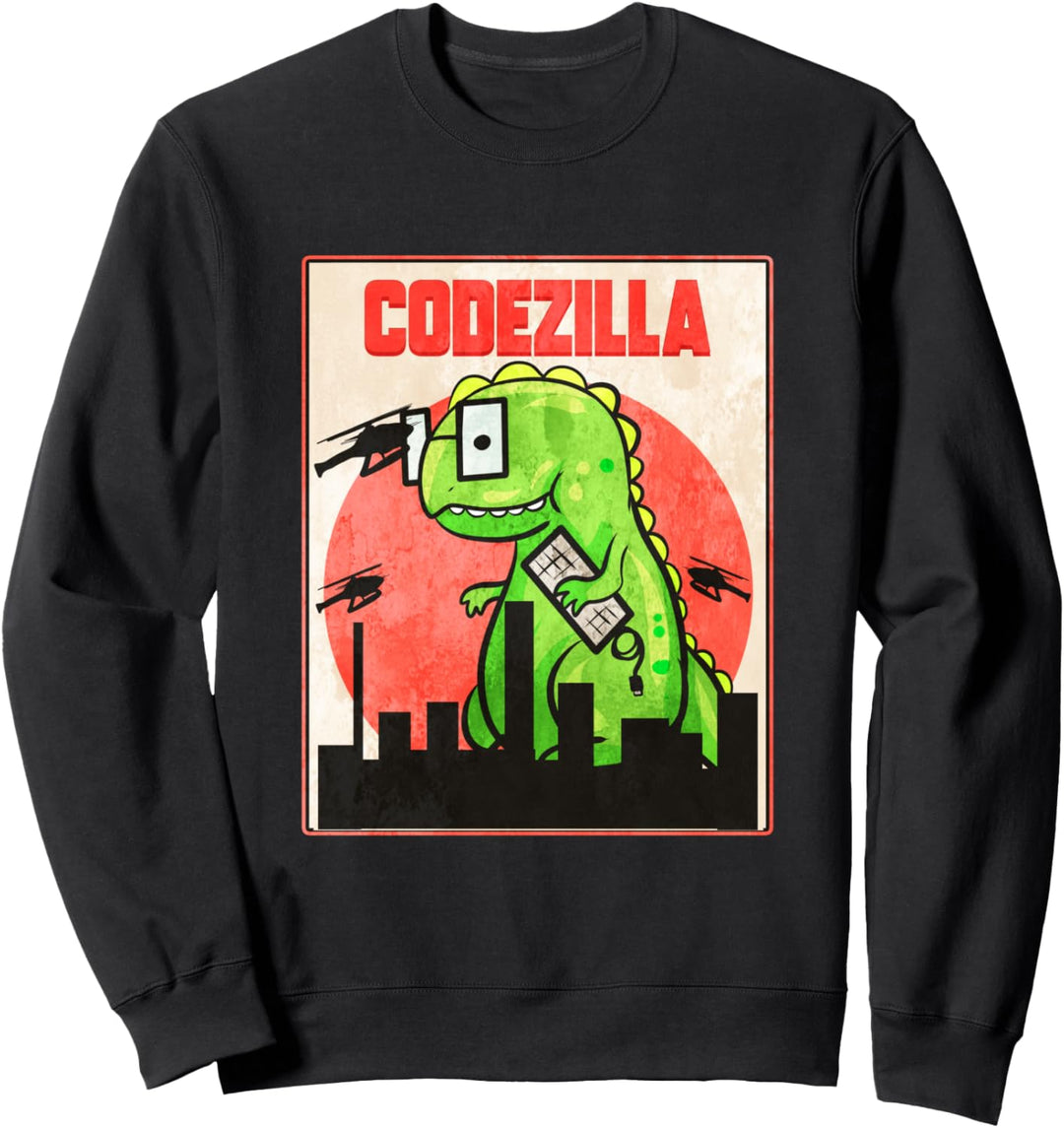 Codezilla - Informatiker Nerd und Systemadmin Sweatshirt