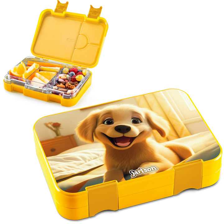 Jarlson® Brotdose Kinder mit Fächern - TONI Lunchbox - Bento Box auslaufsicher – Jausenbox für Kinde