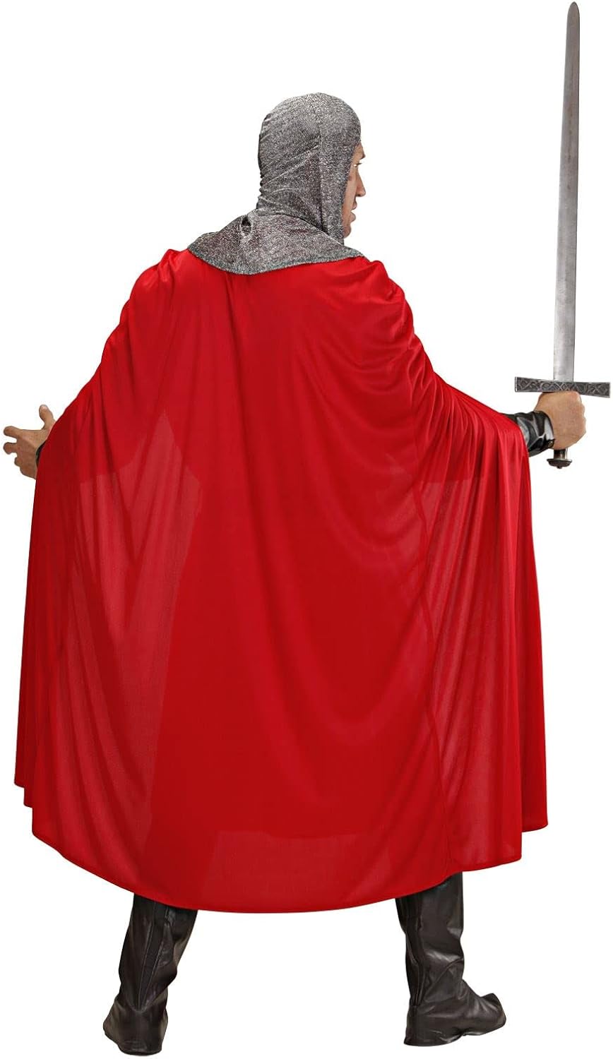 "CRUSADER" (long coat, pants, belt, armbands, helmet, boot covers, cape) - (L), L