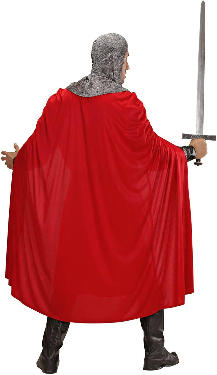 "CRUSADER" (long coat, pants, belt, armbands, helmet, boot covers, cape) - (L), L