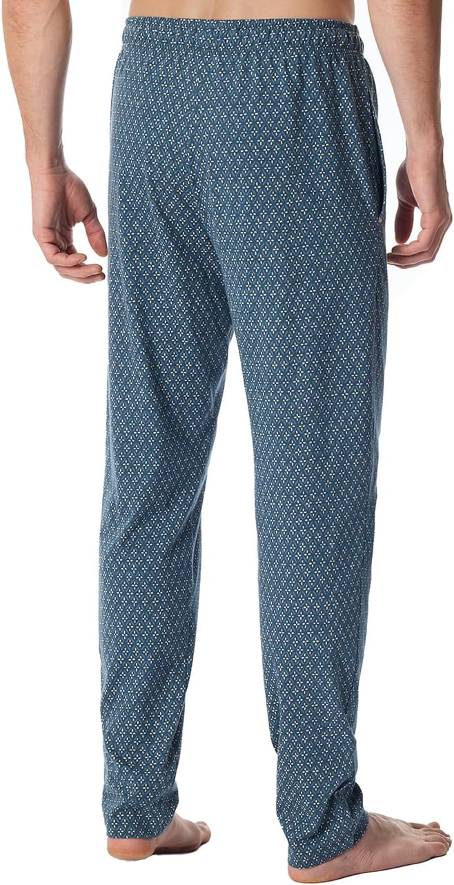 Schiesser Herren Lange Schlafhose-Mix + Relax Pyjamaunterteil 50 Jeansblau_180289, 50 Jeansblau_1802