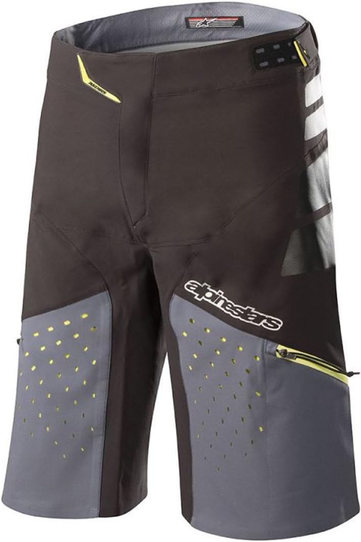 Alpinestars Drop Pro Shorts für Herren Schwarz/Stahlgrau Size (30), Schwarz/Stahlgrau Size (30)