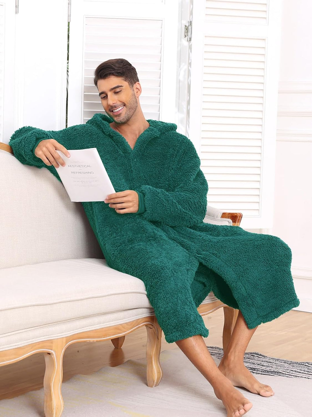 ililmmoe Plüsch Hoodie Decke für Frauen und Männer,Super warme und gemütliche grosse tragbare Decke