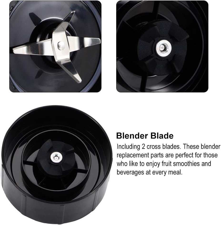 Ersatz-Blender-Klinge, 2 Stück 250 W Kreuz-Extraktor-Klinge Blender-Entsafter Ersatzzubehör Teile fü