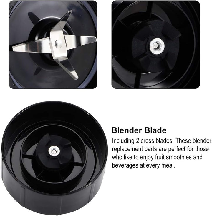 Ersatz-Blender-Klinge, 2 Stück 250 W Kreuz-Extraktor-Klinge Blender-Entsafter Ersatzzubehör Teile fü