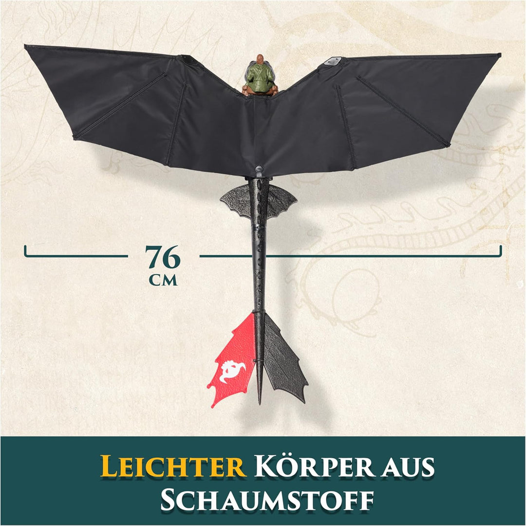 Dreamworks How to Train your Dragon, Remote Control, Fliegender Drache Ohnezahn mit Fernbedienung, S