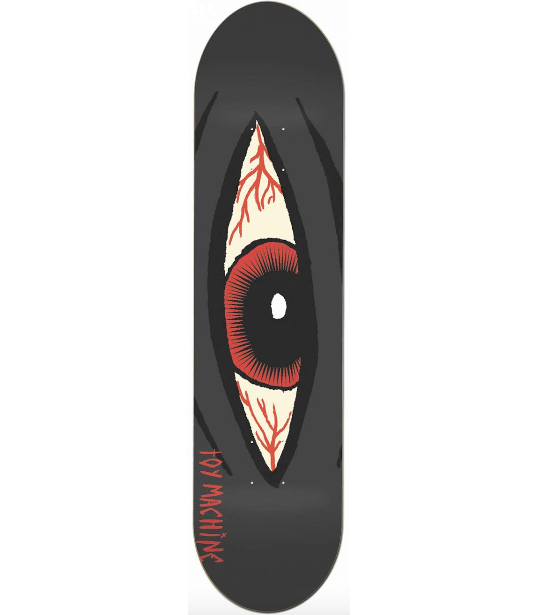 Toy Machine Skateboard Deck Monster by PS Stix Grey Width: 8.125", Grey Width: 8.125"