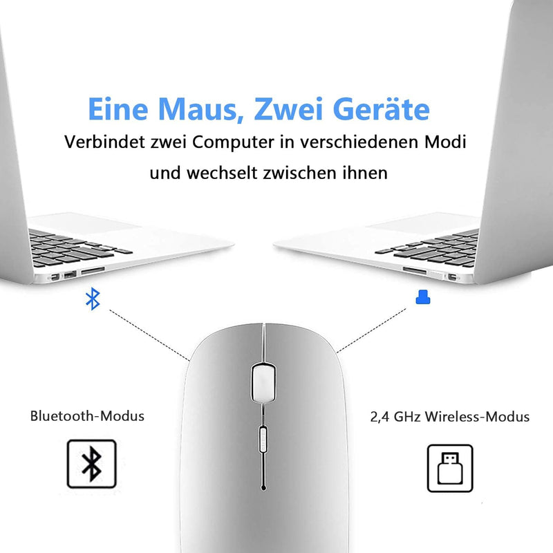 LEAPEST Kabellose Bluetooth Maus für MacBook Pro/Air/Mac/iPad/Laptop/Desktop/Mac/PC/Computer/Telefon