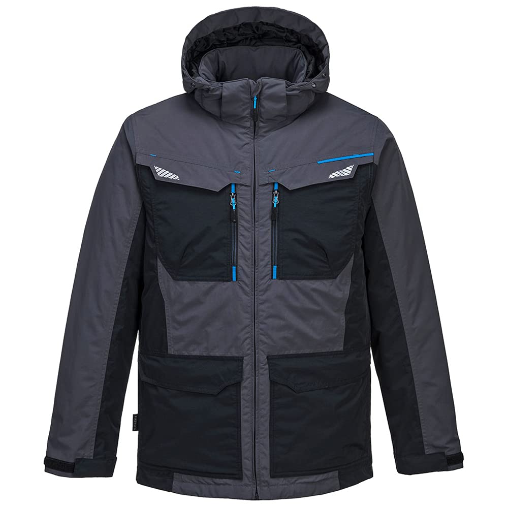 Portwest WX3 Winterjacke für Männer, Farbe: Graumetallic, Grösse: XXXL, T740MGRXXXL