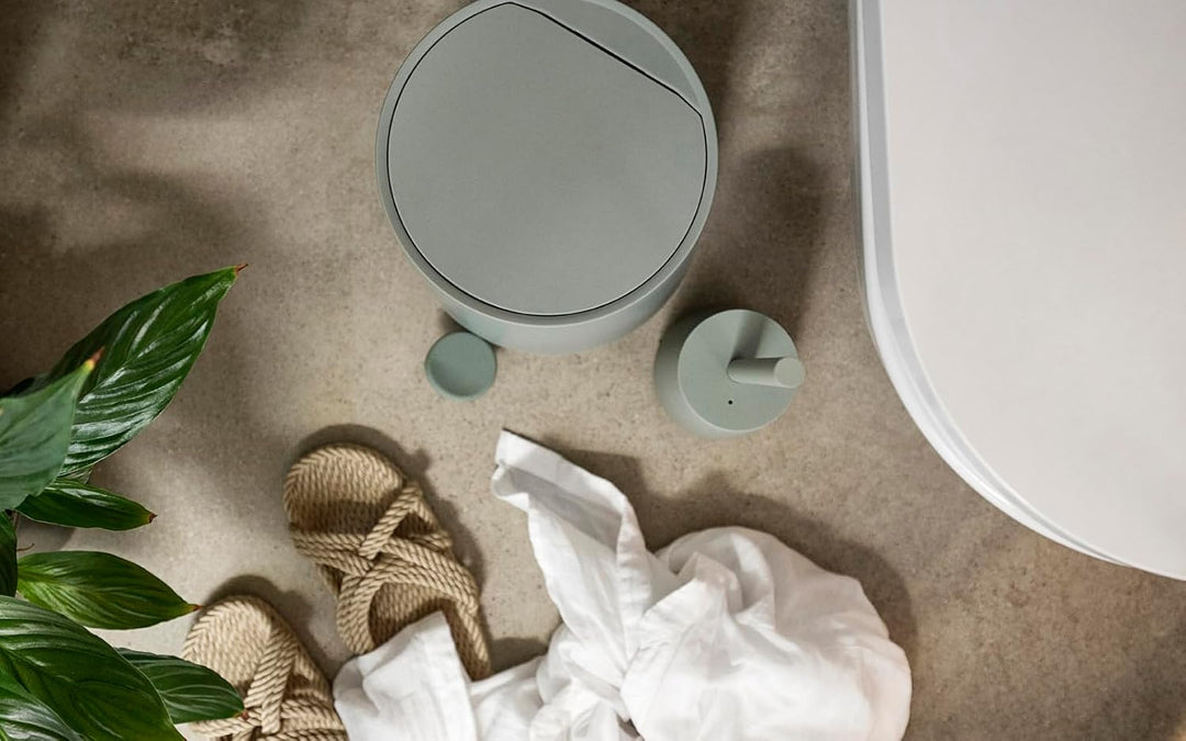 Zone Denmark Nova Mülleimer fürs Bad, Kosmetikeimer, Abfalleimer fürs Badezimmer, Durchm. 20,5 cm, H