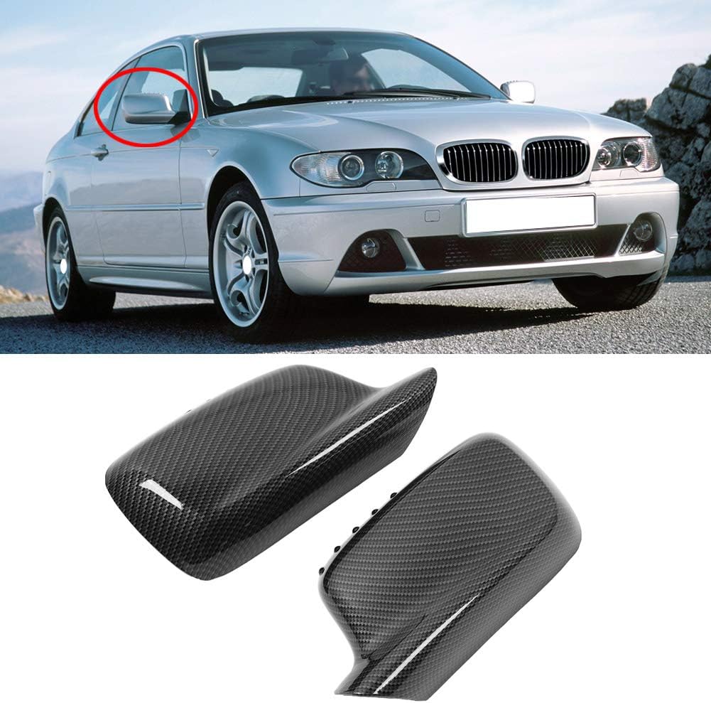 Tür Rückspiegel Abdeckung, Yctze 2 Stück Auto Rückspiegelkappen Rückspiegel Abdeckung Gehäuse Ersatz