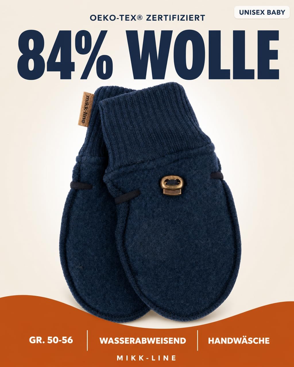 Mikk-line Wollhandschuhe Kinder | Handschuhe Kinder | Handschuhe Wolle Kinder | Wärme Kinder Handsch