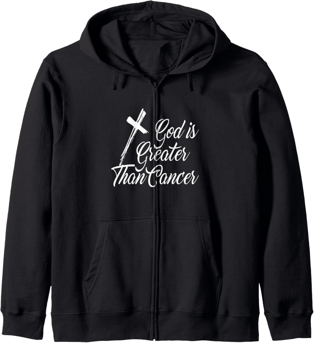 Christlicher Preis Mein Gott ist grösser als der Überlebende Kapuzenjacke