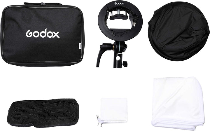 Godox 60 x 60 cm grosse quadratische Softbox mit Tulpenmotiv