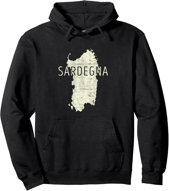 Sardische Kartenwortkunst - Sardinien Italien Souvenir Pullover Hoodie