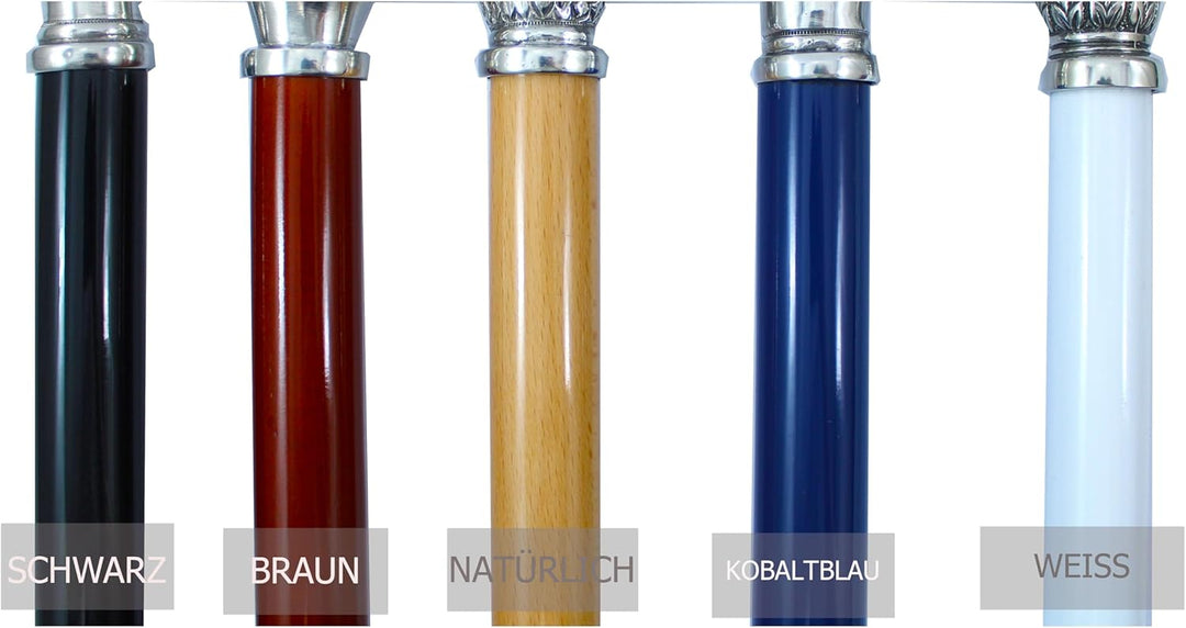 Spazierstock Eleganter Derby-Gehstock für ältere Herren aus personalisiertem Holz | Dandy-Gentleman-