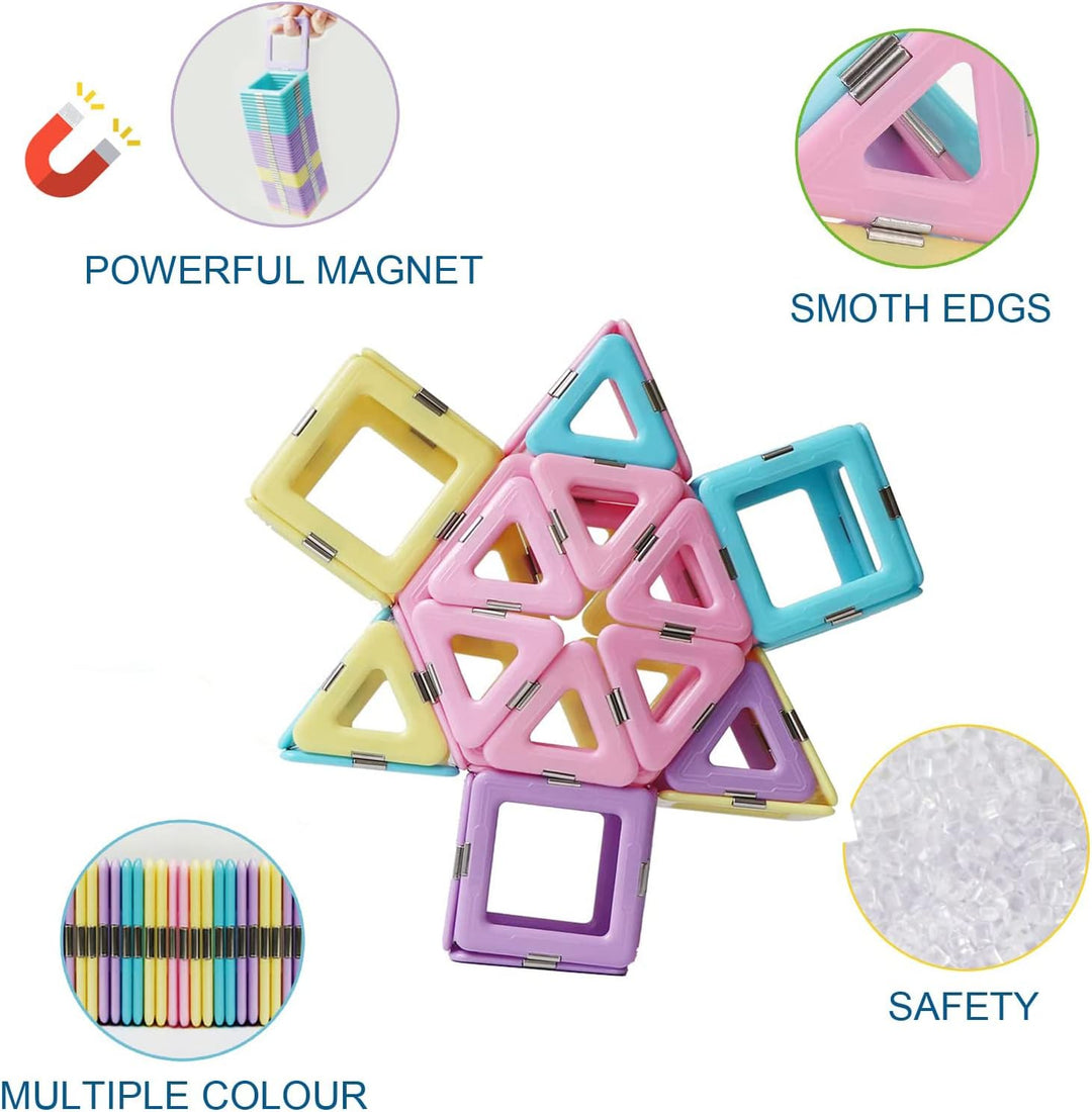 Magblock Magnetische Bausteine - Magnet Konstruktion Bauen Blöcke Kinder Geschenk Spielzeug für Jung