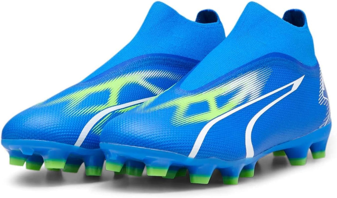 PUMA Herren Ultra Match+ Ll Fg/Ag Fussballschuh 45 EU Ultra Blue Puma White Pro Green, 45 EU Ultra B