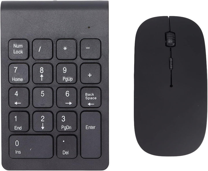 Jectse Numerisches Tastenfeld, Kabelloses Nummernpad und Maus-Kombination mit USB-Empfänger, 1200 DP