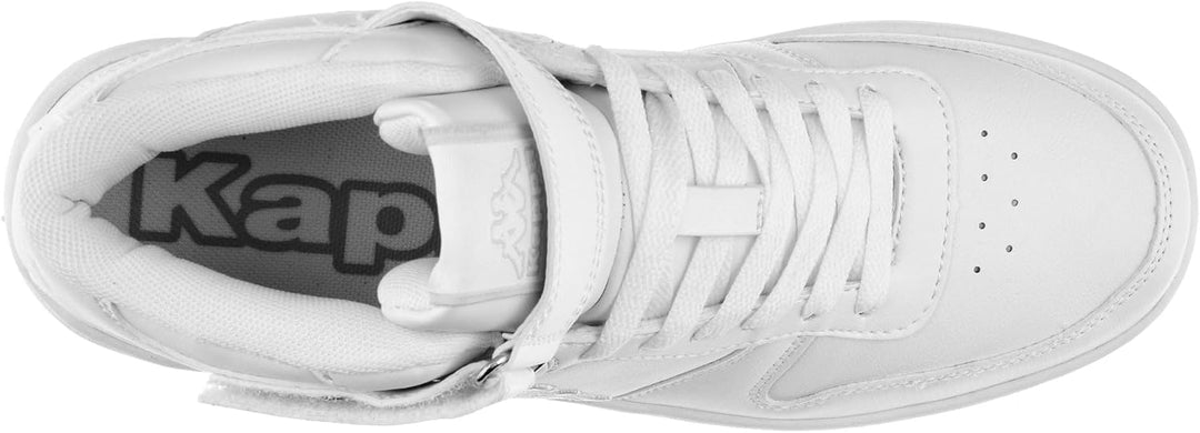 Kappa Unisex Logo Maserta Md V Gymnastikschuh 37 EU Weiss, 37 EU Weiss