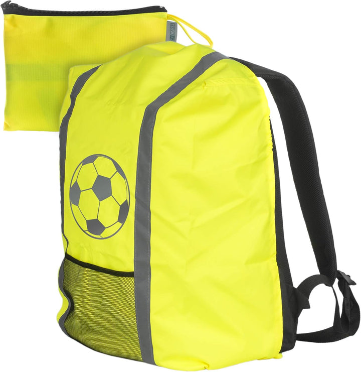 EAZY CASE Rucksack Schulranzen Regenschutz, Schutzhülle mit Reflektorstreifen, Regenüberzug, Regensc