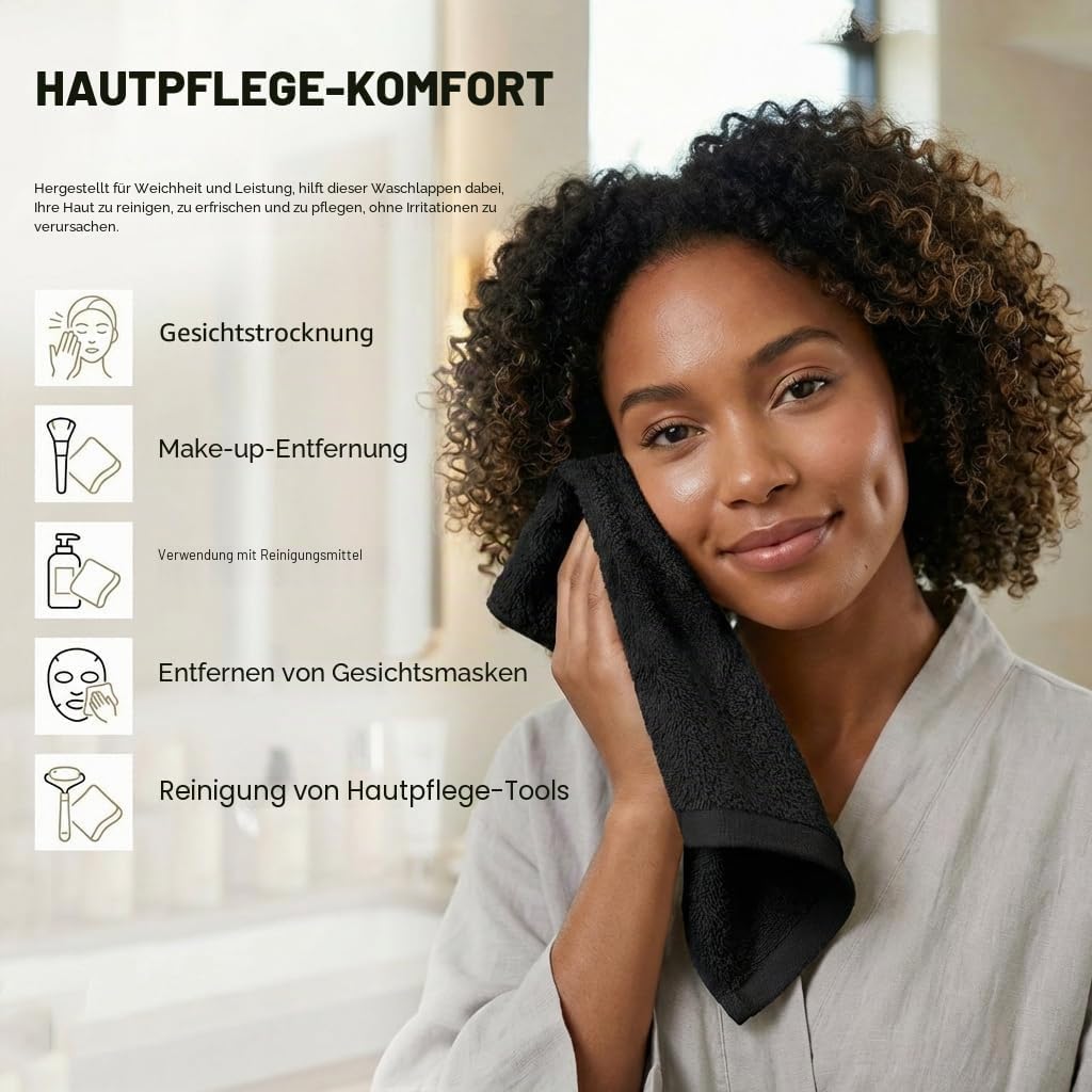 Utopia Towels Baumwoll-Waschlappen-Set – 100 % ringgesponnene Baumwolle, Premium-Qualität Flanell-Wa