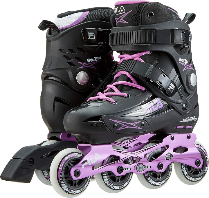 FILA X Inlineskates Unisex 5.5 schwarz/violett, 5.5 schwarz/violett