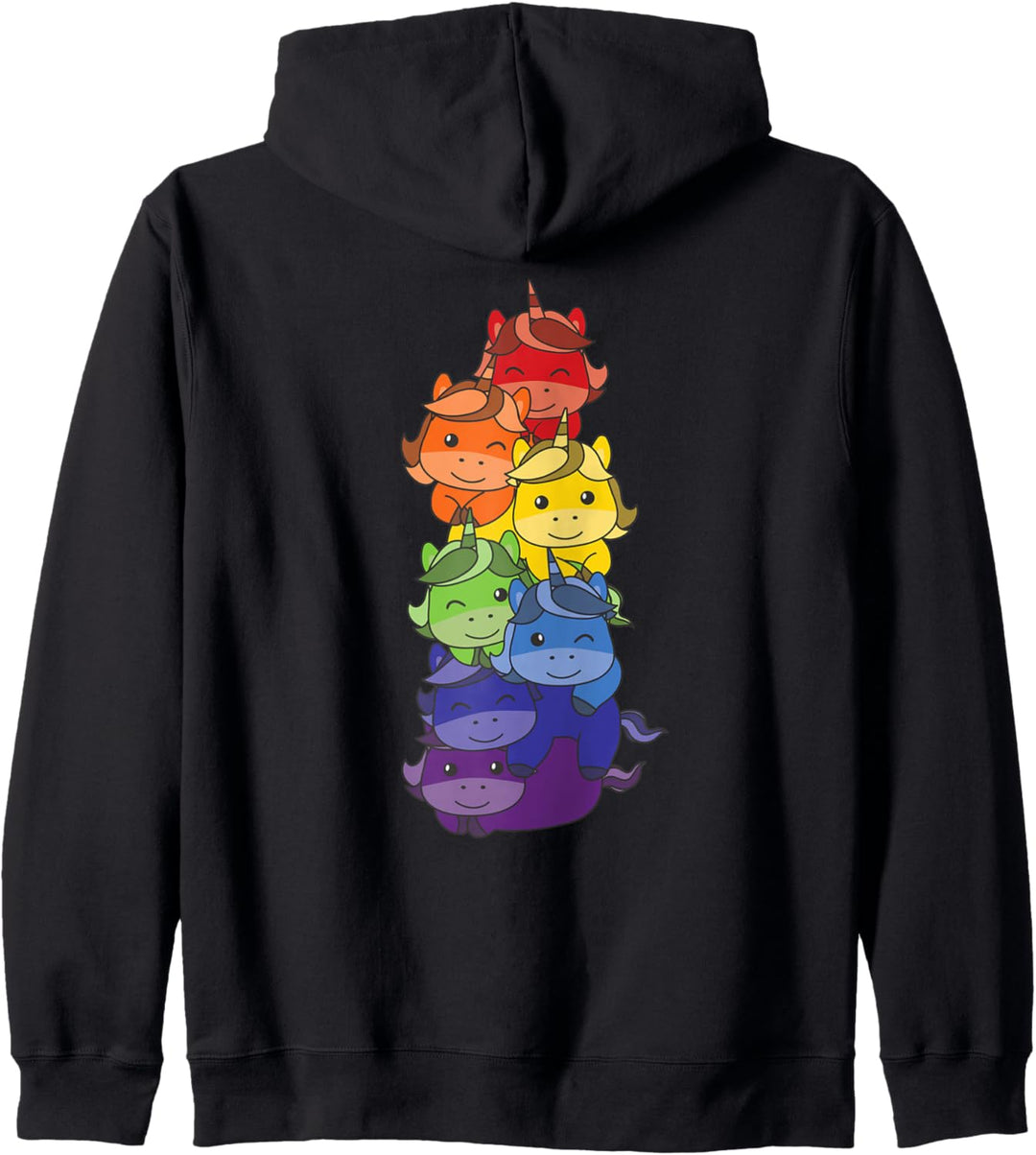 Regenbogen Flagge Pride Monat LGBTQ Regenbogen Einhorn Kapuzenjacke