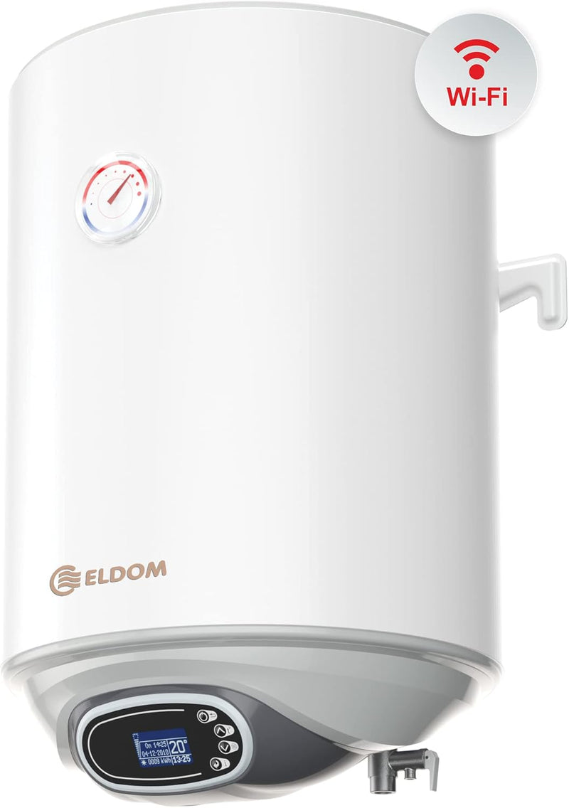 Boiler Warmwasserspeicher 30L druckfest Eldom Favourite Digital, Wi-Fi, 30L