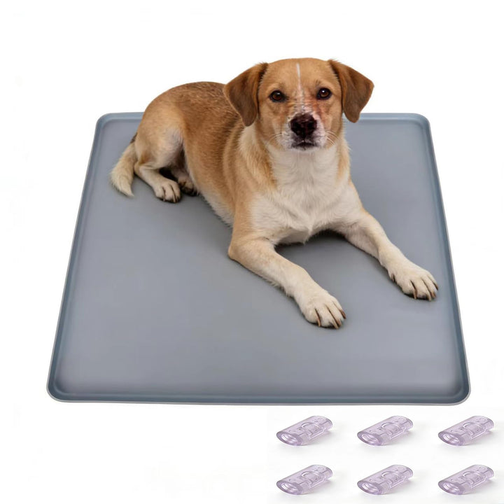 Waschbare Haustier Pads für Hunde und Welpen - Wiederverwendbare Silikon Urinmatte für Puppy, Mehrzw