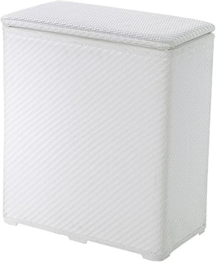 Kleine Wolke 5067100860 Wäschebox Wäscheboy, 48 x 27 x 55 cm, weiss, Weiss