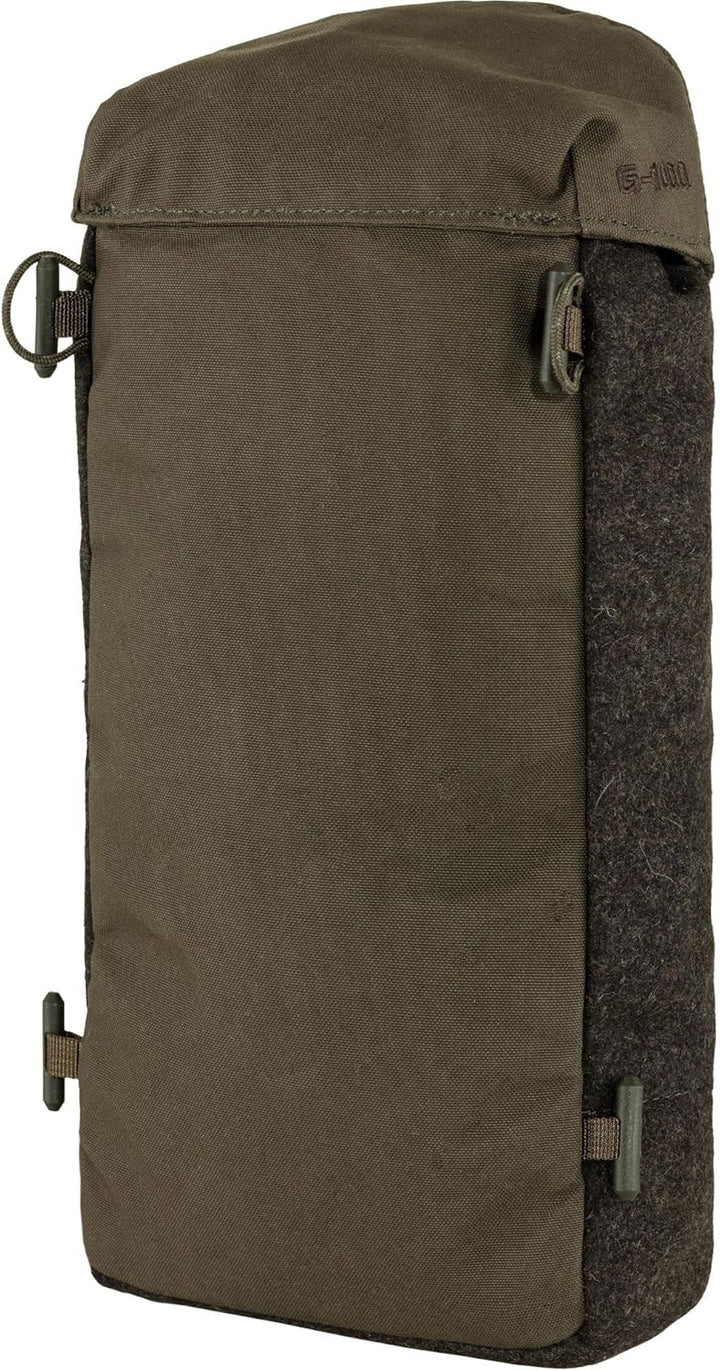 Fjallraven, Värmland Wool, Seitentasche, Dunkler Olivenbraun, 4Lt, Unisex-Adult