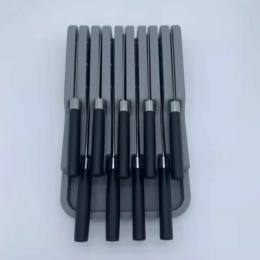 Multifunktionaler Küchenmesserhalter Kunststoff Organizer Ablagefach mit Wasserdichtem Design und St