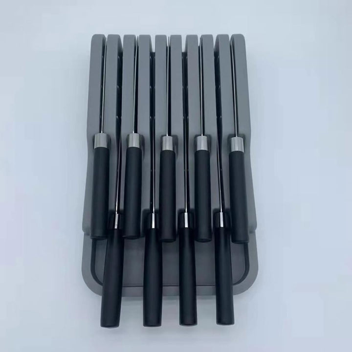 Multifunktionaler Küchenmesserhalter Kunststoff Organizer Ablagefach mit Wasserdichtem Design und St