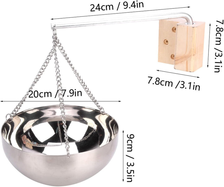 Watris Veiyi 20cm Verdampferschale Sauna, Saunazubehör, Aromaschale Für Sauna Geeignet Für Die Aufbe