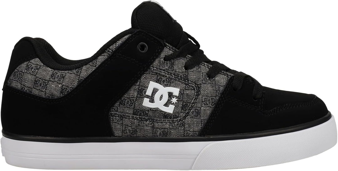 DC Shoes Herren Pure Sneaker 38.5 EU Black Monogram, 38.5 EU Black Monogram