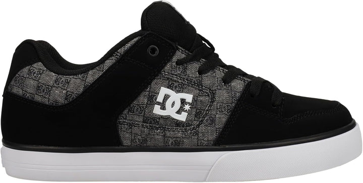DC Shoes Herren Pure Sneaker 38.5 EU Black Monogram, 38.5 EU Black Monogram