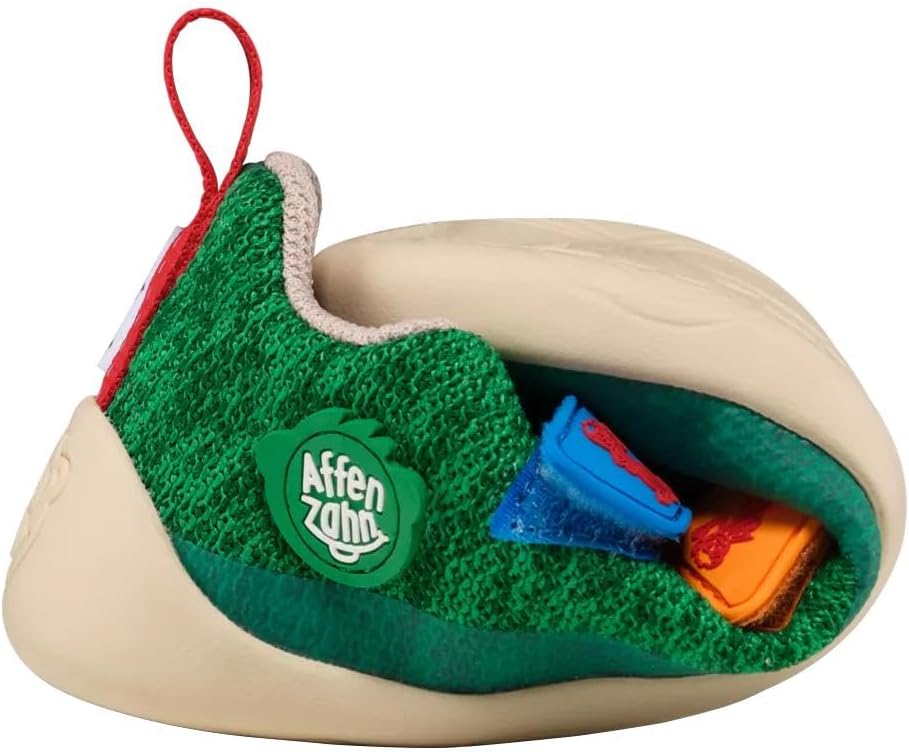 Affenzahn Barfussschuh Knit Happy mit Klettverschluss, Vegan, rutschfest, Flexibel, Reflektierend, b