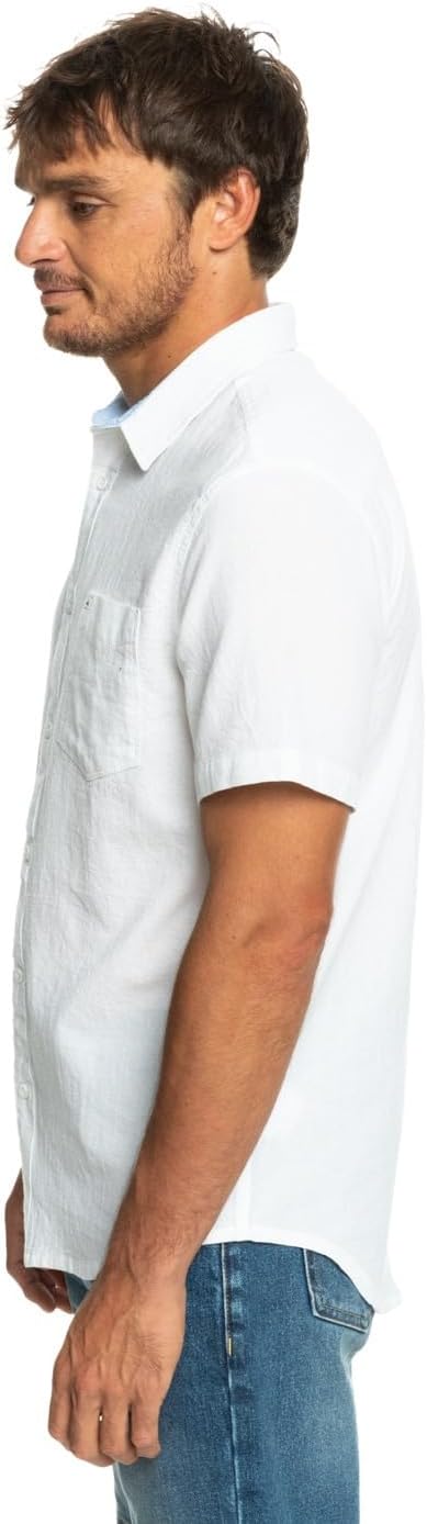 Quiksilver Herren Time Box Bluse (1er Pack), XS Wei&#xDF;