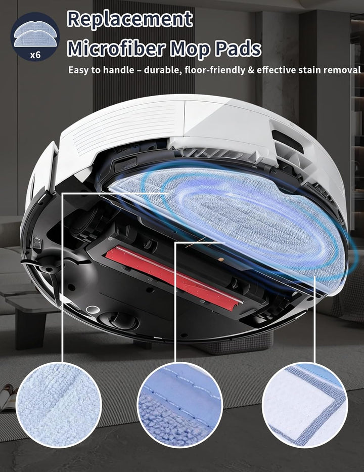 25 Stück Zubehör set für Roborock S7 MaxV Ultra/S7 Pro Ultra,mit Wasserfilter&Reinigungsbürste Assem
