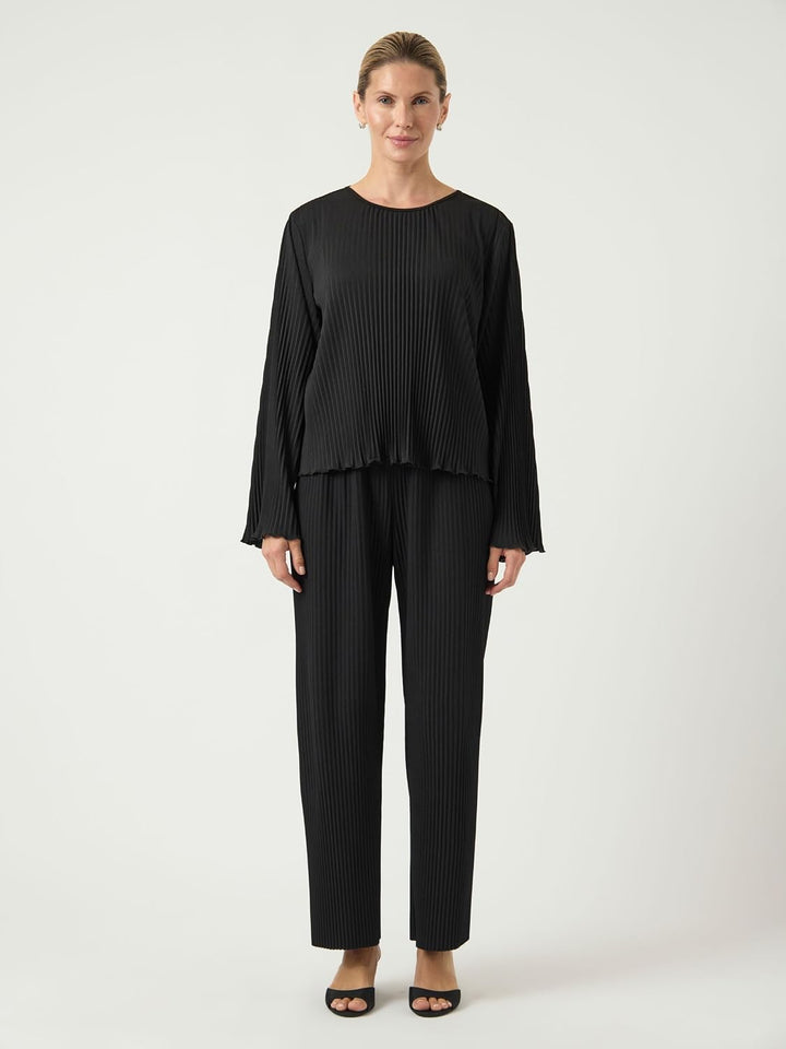 YAS Women's Yasalisa Hw Pant S. Noos Trousers S Schwarz, S Schwarz