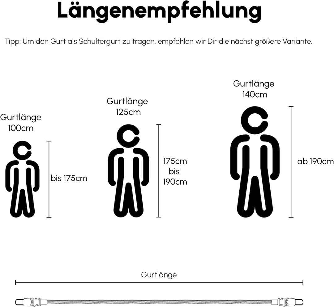 C-Rope Kameragurt The Climber aus Kletter-Seil, Umhängegurt, für alle Kameras (handgefertigt Made in