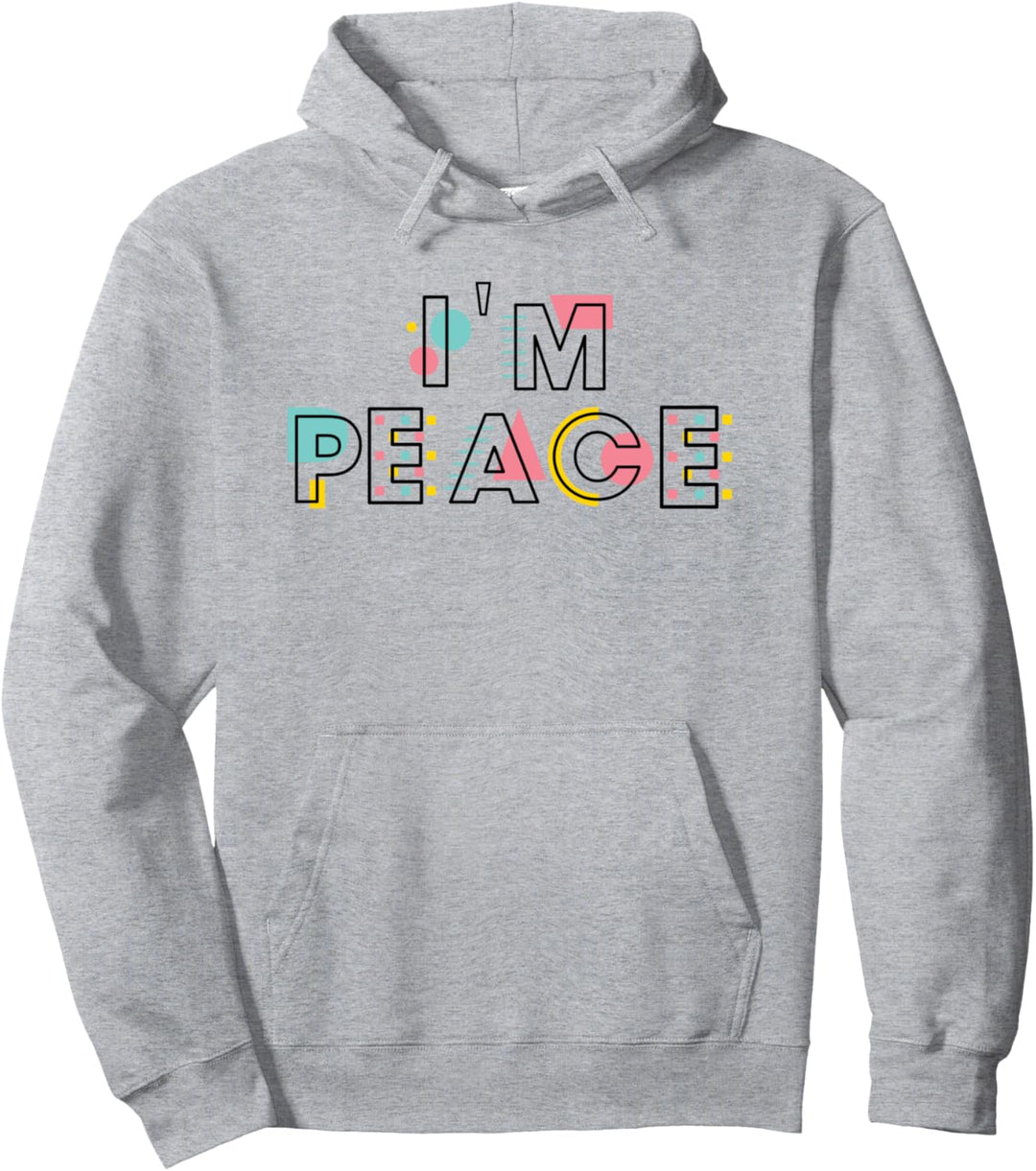 I'm Peace I Come In Peace Passende Paare Hochzeit bunt Pullover Hoodie