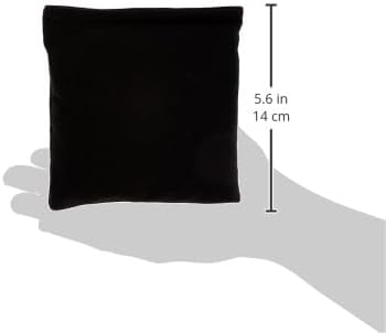 GoSports Cornhole Sitzsack-Set, 16 Farben erhältlich, Entenstoff mit Allwetter-Maisfüllung Schwarz,
