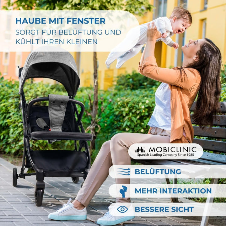 Mobiclinic® kids, Kinderwagen, Ultra-kompakt, Trip, 5-punkt-gurt, Lenker, Korb, Europäische marke, 0