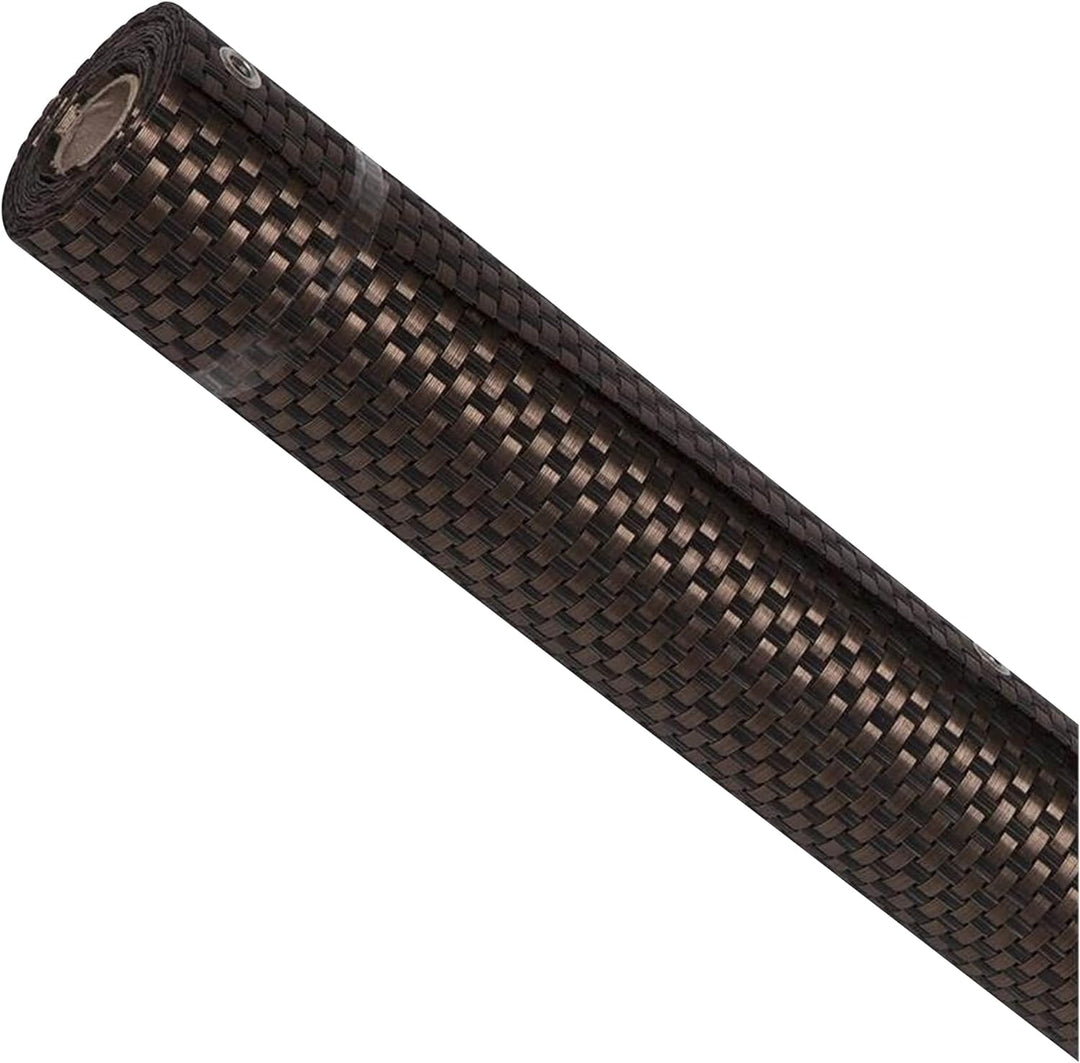 NOOR Balkonblende Exklusiv aus Rattan 0,90 x 3m I Kupferfarbene Sichtschutzmatte mit Ösen für einen