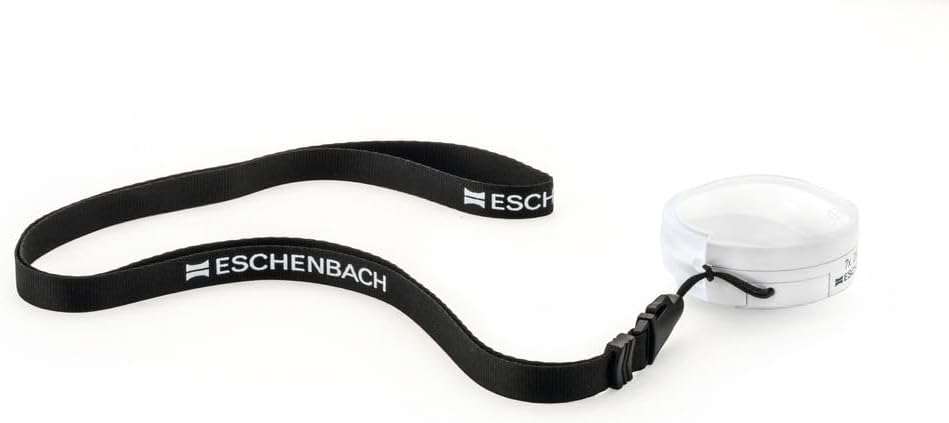 Eschenbach 1520910 Einschlaglupe mobilent LED, Sehr kompakte, hochvergrössernde Einschlaglupe mit ef