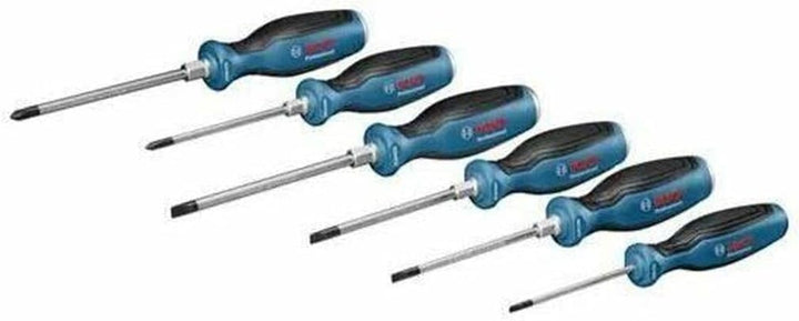 Bosch Professional Schraubendreher Set 6 tlg. + Werkzeugtasche GWT 20 (ProClick System: kompatibel m