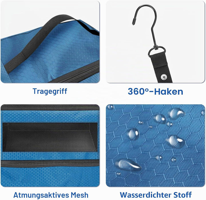 Koffer-Organizer, Reisegepäck-Organizer, tragbar, hängende Reiseregale, zusammenklappbar, zum Aufhän